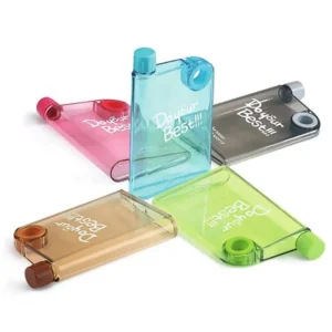 Ultra Slim Notebook Style Water Bottle 380ml